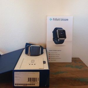 Brand new fit bit blaze stainless steel frame L