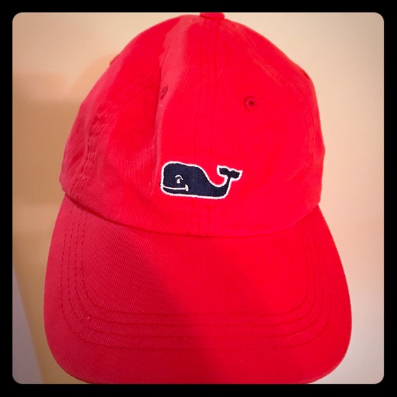 Coral vineyard vines hat EUC