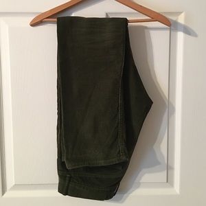 Green Banana Republic corduroy pants