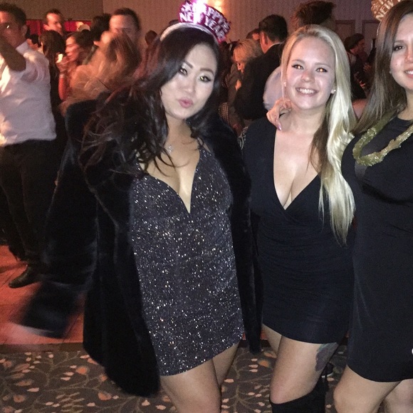 Sparkling black dress