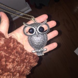 Long Owl Necklace