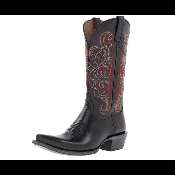 womens leather sole cowboy boots
