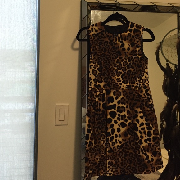 Leopard print dress