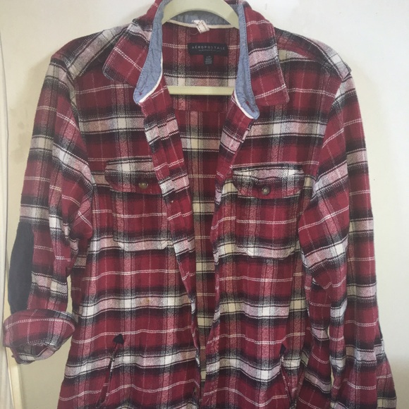 Red Versatile Flannel Shirt