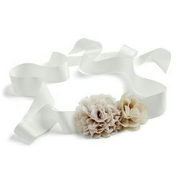 White Flower Sash