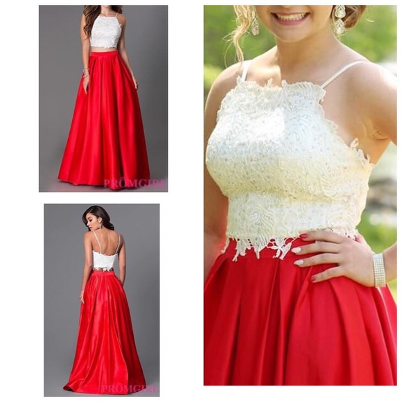 Two Piece prom dress
