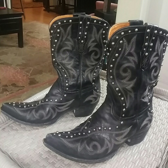 Fantabulous OLD GRINGO embroidered & studded boots