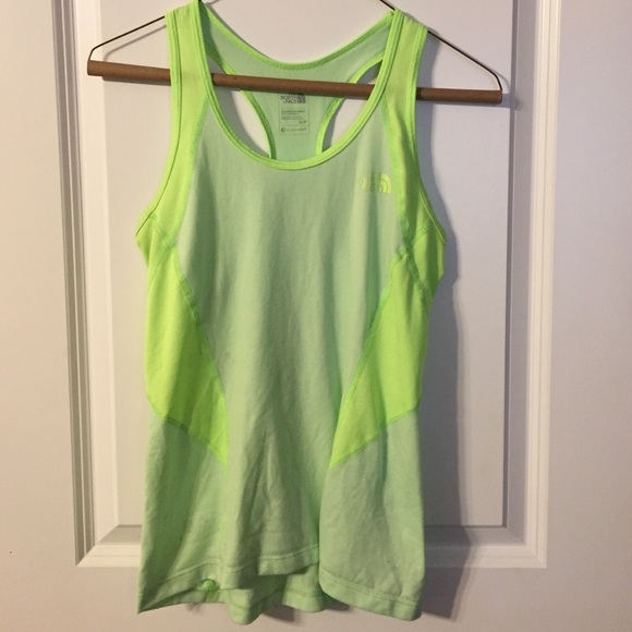 North Face racerback tank 💚