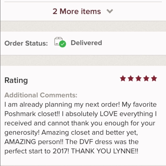 Thanks to my incredible buyers!