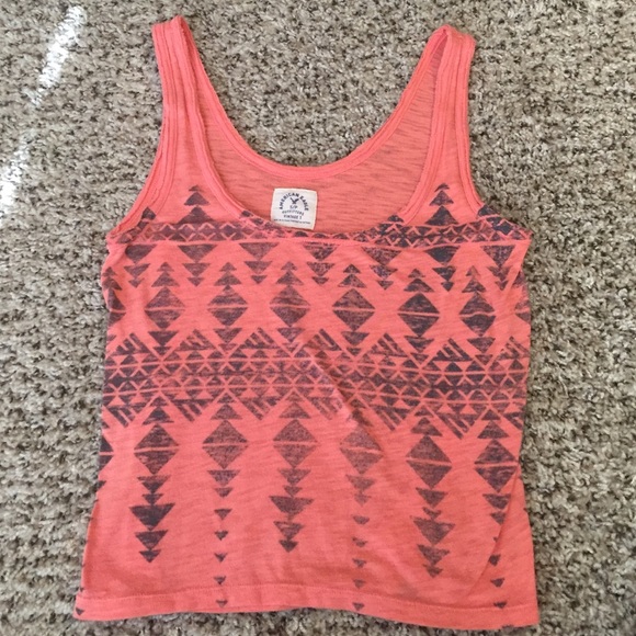 American Eagle Tribal Crop Top