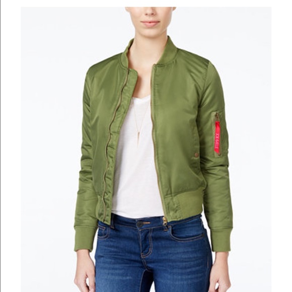 Green Bomber Jacket