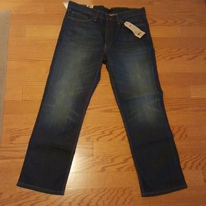 Levis faded denim blue jeans