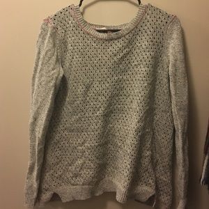 Rebecca Taylor sweater with a taste of sexy!
