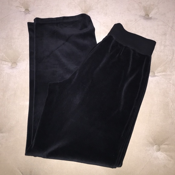 J. Jill Black Velour pants