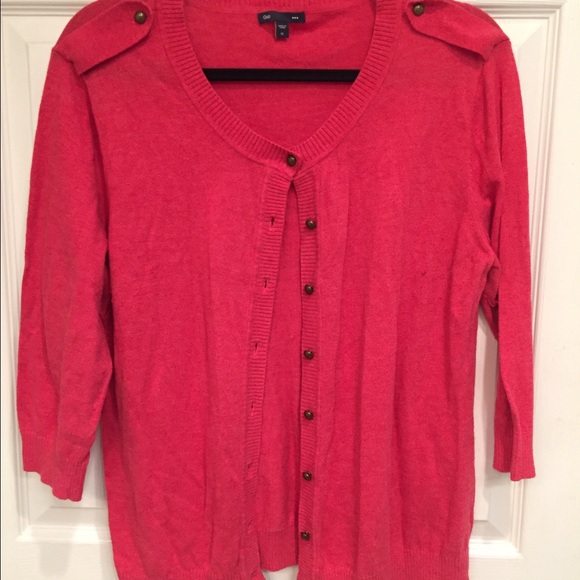 Women's GAP Bright Pink Cadrigan