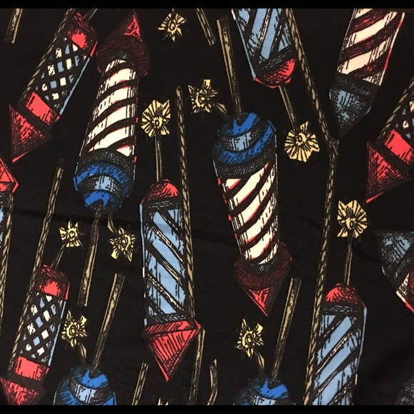 New! TC LulaRoe Rockets & Firework Leggings
