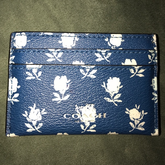 Floral Print COACH Card holder