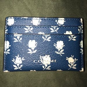 Floral Print COACH Card holder