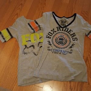 Fox Elebow Length T-shirts