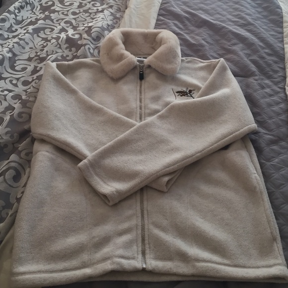 Warm Cityscape cream heather jacket