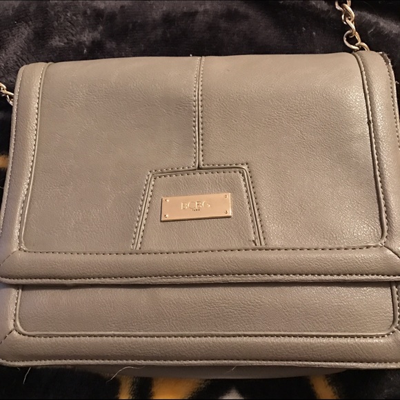 Gray BCBG shoulder/fold over bag
