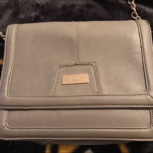 Gray BCBG shoulder/fold over bag