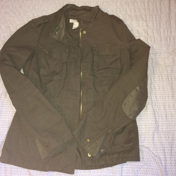 🔥final price drop🔥H&M Army Green Utility Jacket