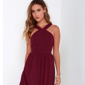 Burgundy Maxi Dress