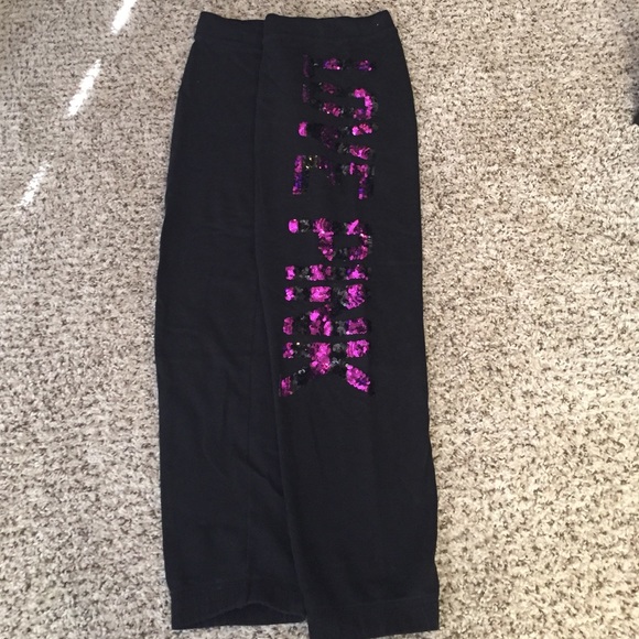 PINK Matching Sequin Sweat Pants & Hoodie Bundle!!