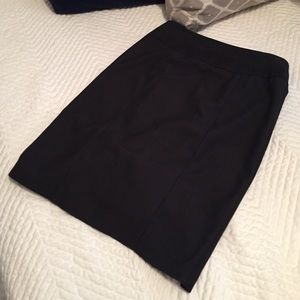 Black pencil skirt