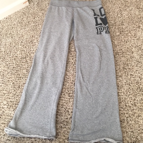 PINK Low Rise, Wide Leg Sweat Pants