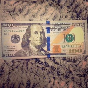 💵 $100 Bill Wallet