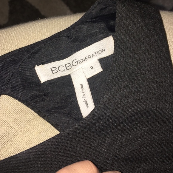 BCBG black dress with sequins down the middle! - Picture 2 of 4