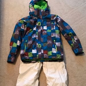 Skiing Jacket and Pants Set Juniors