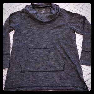 Pullover cowl neck top
