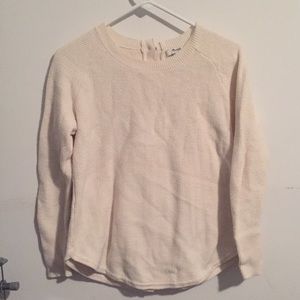 Madewell button-back sweater, size S