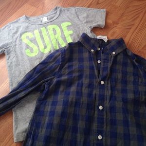 Crewcuts shirts - size 6/7