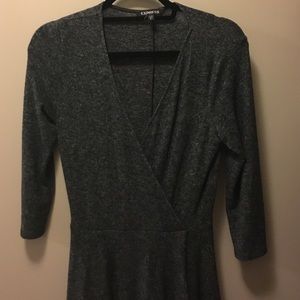 Express grey dress