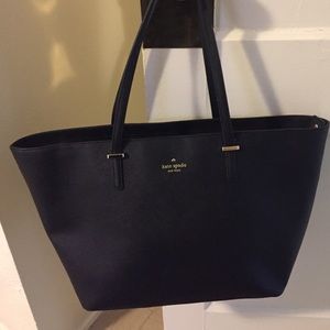 large black kate spade tote