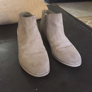Sam Edelman suede ankle booties.