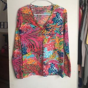 NWT Lilly Pulitzer Fishing for Compliments top