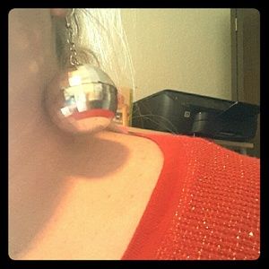 Disco ball earrings