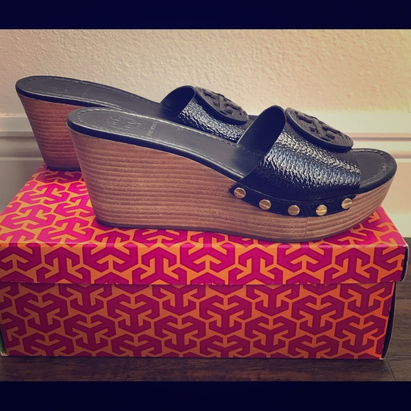 Tory Burch Wedge Slide Sandals