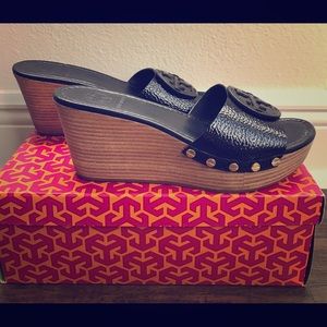 Tory Burch Wedge Slide Sandals