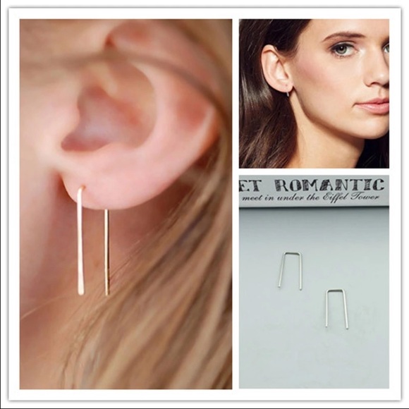calicactus Jewelry - Silver minimalist earrings