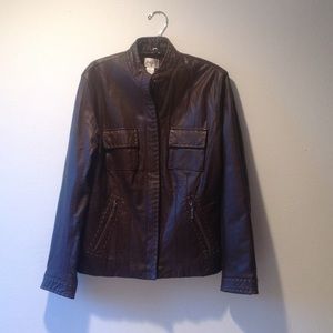 Chico's Leather Jacket - worn once