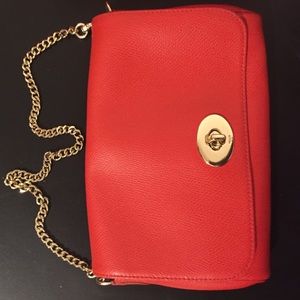 Women's Coach Leather Clutch/Crossbody