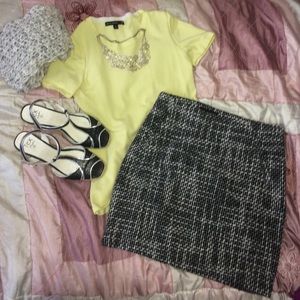 Banana Republic light yellow shirt