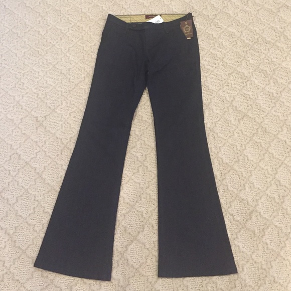 Dark blue flared jeans