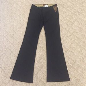 Dark blue flared jeans